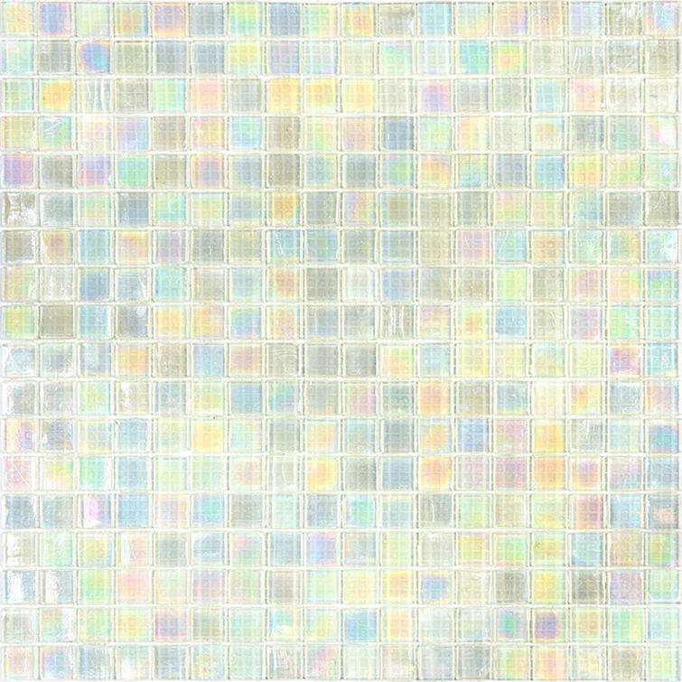 Skosh 0.6" x 0.6" Glass Grid Mosaic Wall & Floor Tile