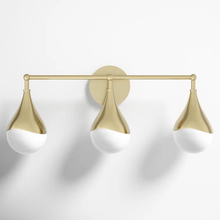 Algiers 3 Light Frosted Dimmable Vanity Light
