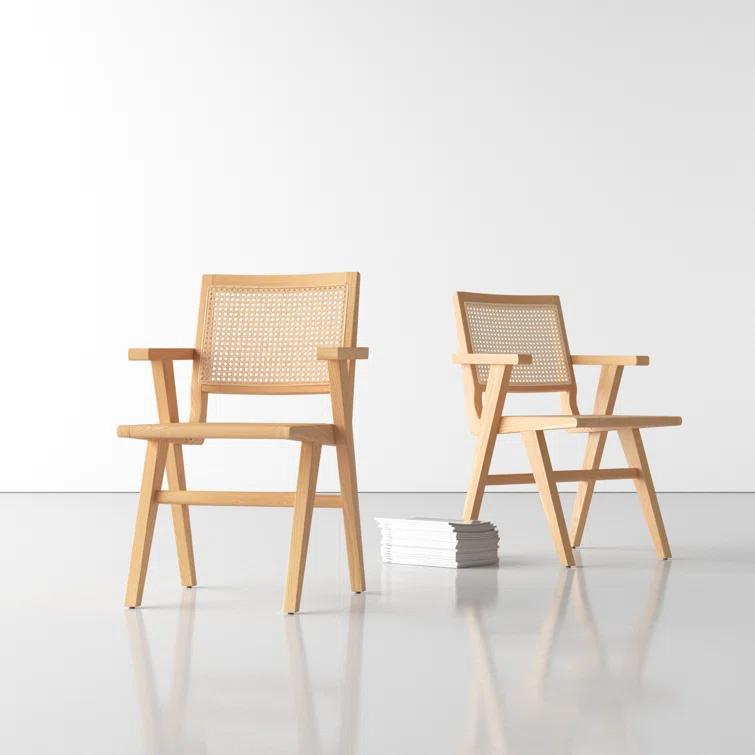 AllModern Atticus Cane Arm Chair & Reviews | Wayfair