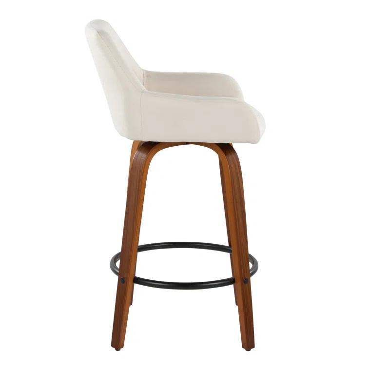 Swivel Upholstered Counter Stool