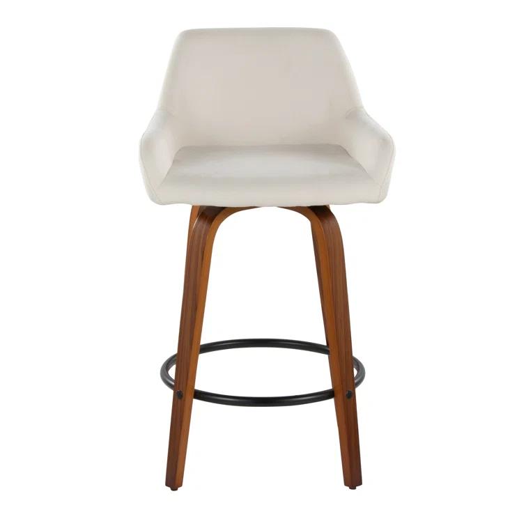 Swivel Upholstered Counter Stool