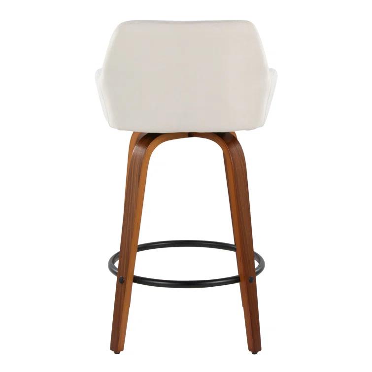 Swivel Upholstered Counter Stool