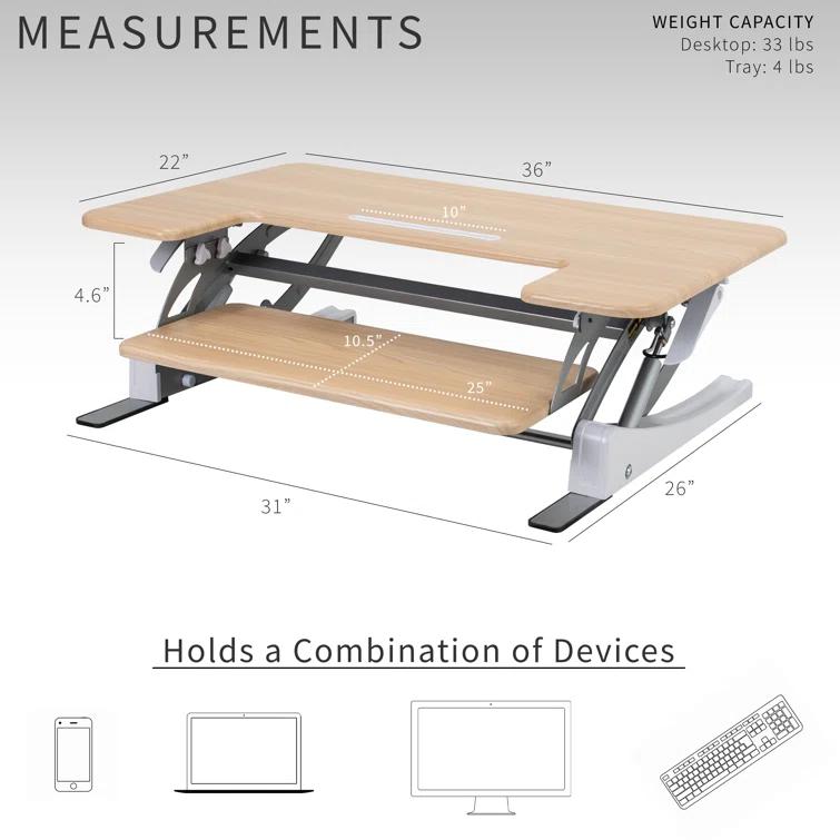 Vivo Standing Desk Converter DESK-V000V Series