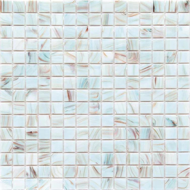 Celestial 0.8" x 0.8" Glass Grid Mosaic Wall & Floor Tile