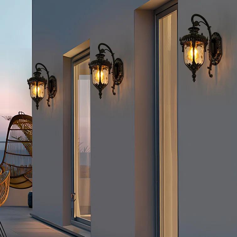 Fleur De Lis Living Stockard 1-Light Waterproof Outdoor Wall Light