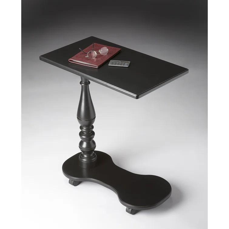 Black Licorice Birch Veneer Mobile Tray Table