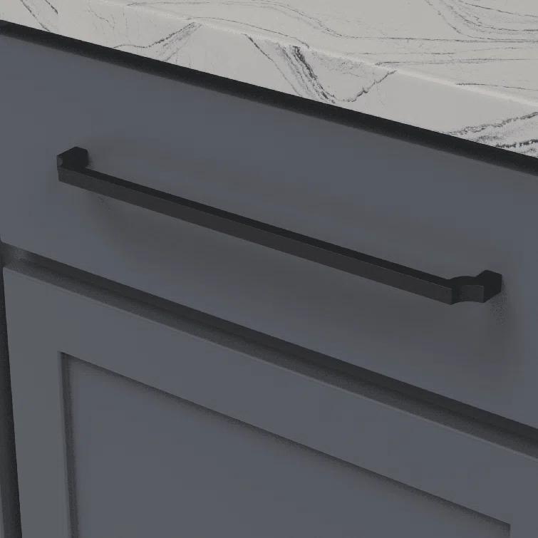 12-inch Brushed Golden Brass Handle Bar with Mounting Hardware