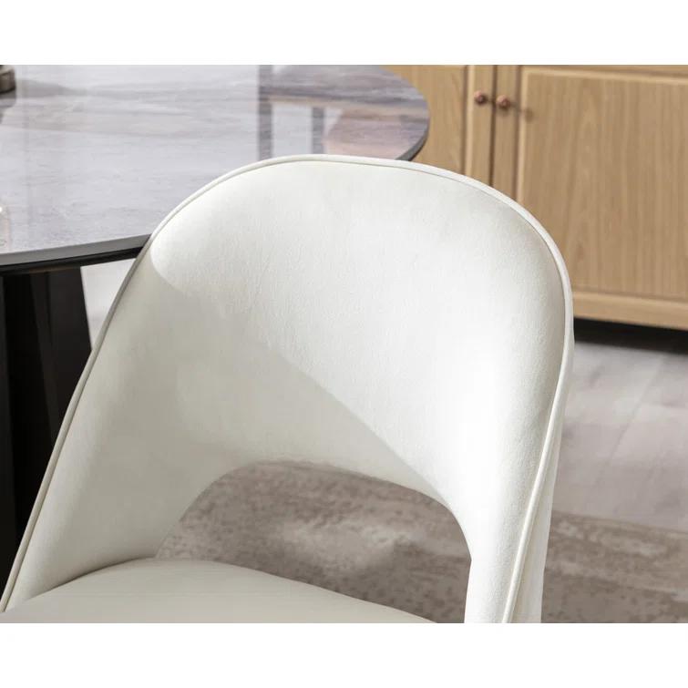 Mercer41 Volena 19.1'' H Velvet Upholstered Side Chair (Set of 2)