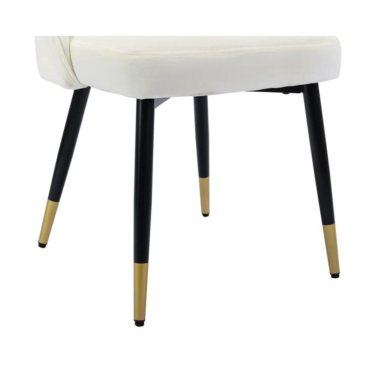 Mercer41 Volena 19.1'' H Velvet Upholstered Side Chair (Set of 2)