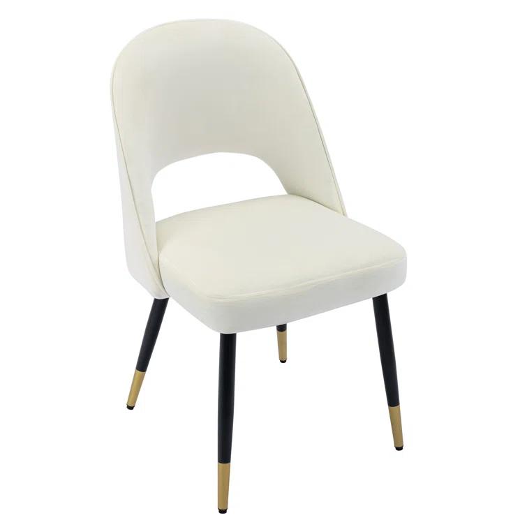 Mercer41 Volena 19.1'' H Velvet Upholstered Side Chair (Set of 2)