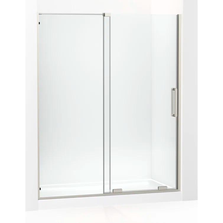 Echelon Sliding Shower Door, 71-3/4 In. H X 55-3/4 - 59-3/4 In. W, With 5/16 In. Thick Crystal Clear Glass