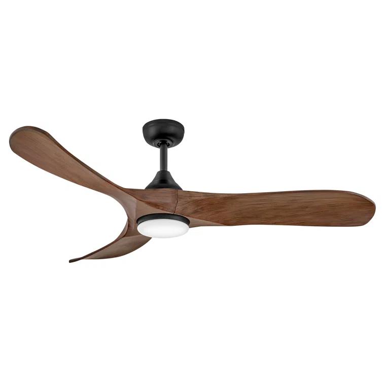 SWELL FLUSH ILLUMINATED 56" Integrated LED Smart Fan with HIRO Remote