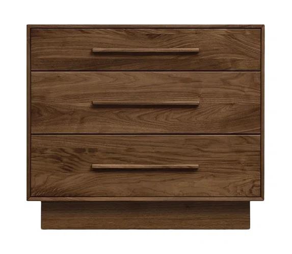Moduluxe Solid Wood 33.5'' W 3 - Drawer Dresser