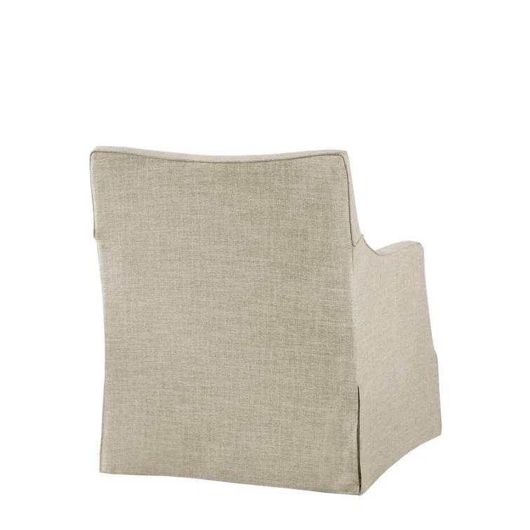 Martha Stewart London 360°Swivel Armchair with Lumbar Pillow