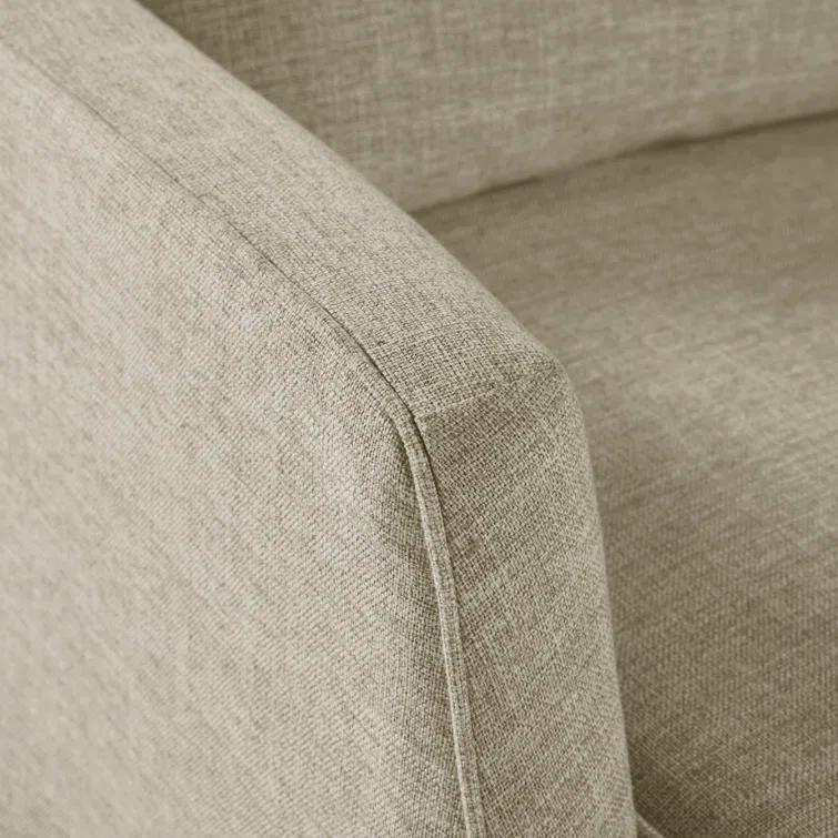 Martha Stewart London 360°Swivel Armchair with Lumbar Pillow