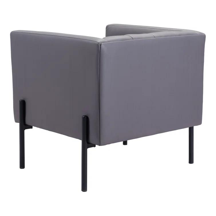 Faux Leather Armchair