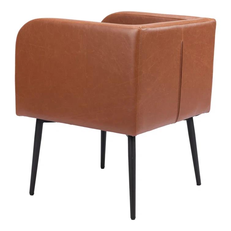 Zuo Hospitality 19.7'' H Faux Leather Upholstered Armchair