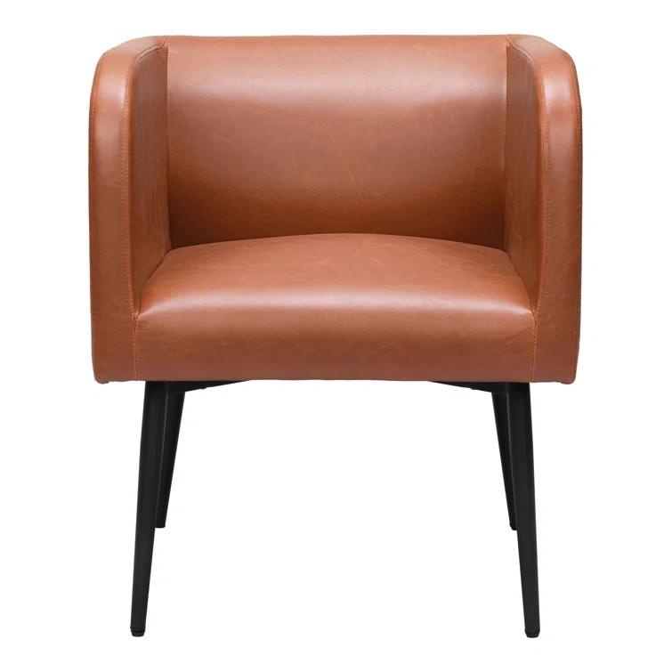 Zuo Hospitality 19.7'' H Faux Leather Upholstered Armchair