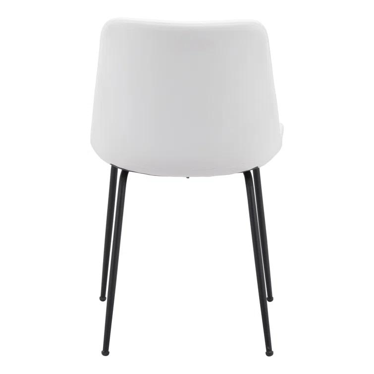 18.5'' H Faux Leather Upholstered Side Chair