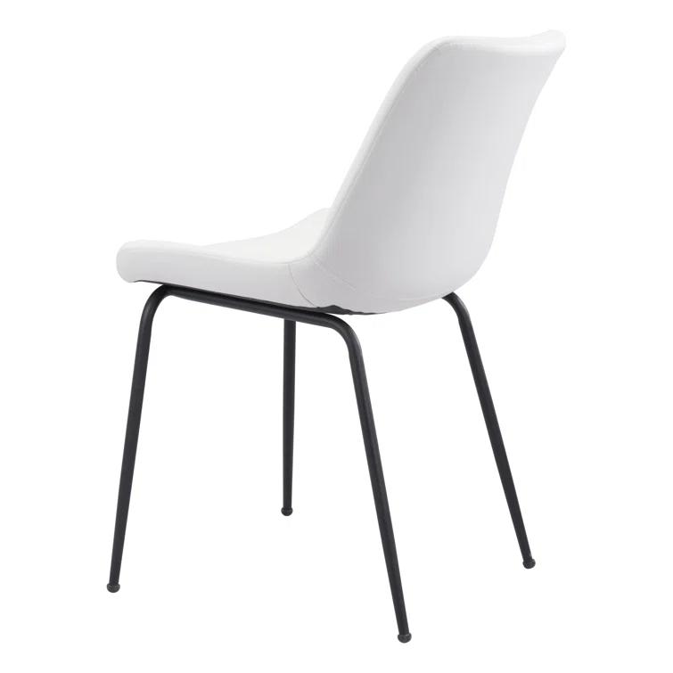 18.5'' H Faux Leather Upholstered Side Chair