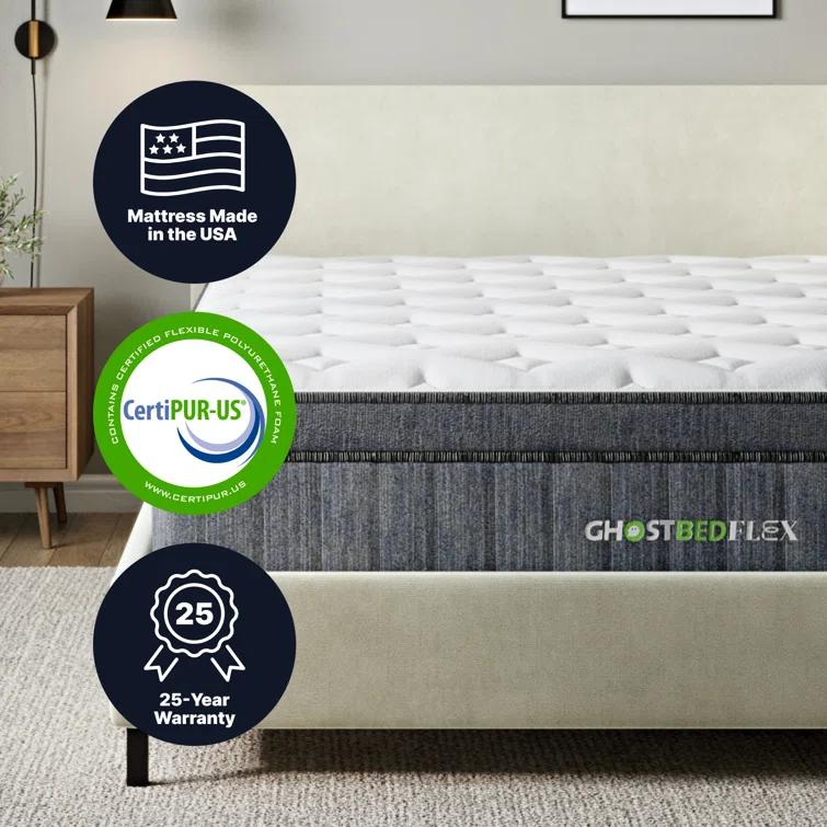 GhostBed Flex 13" Medium Hybrid Mattress