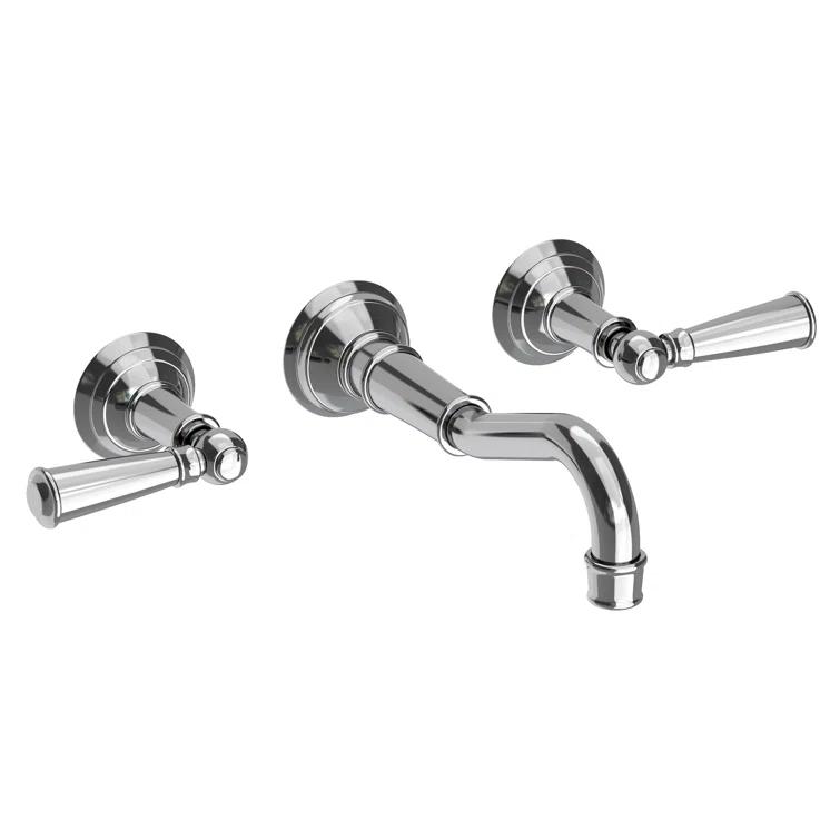 Jacobean Wall Mount Bathroom Faucet