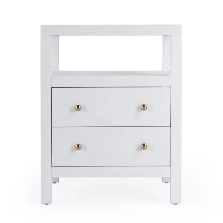 Butler Specialty Company Nora 2-Drawer Nightstand - White