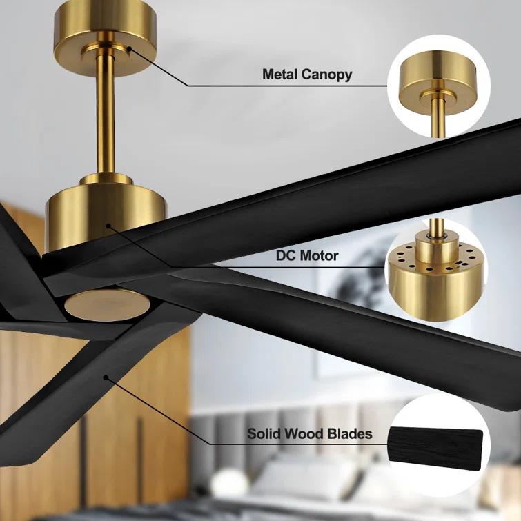 Wade Logan® 5-ABS Blades Indoor Ceiling Fan without Light