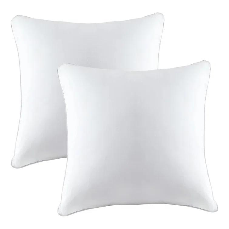 Throw Pillow Insert Down Feather Filled (Set of 2)