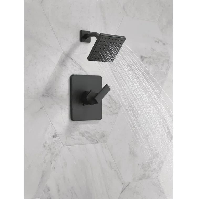 Velum Single-Function Shower Faucet Set, Valve Trim Kit, Shower Head and Handle Set