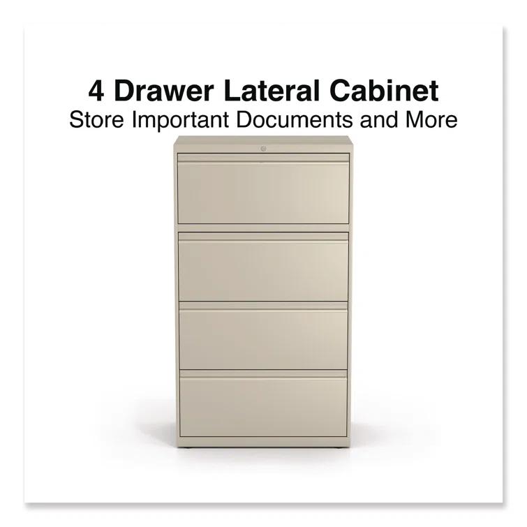 Alera® 30'' Wide 4 -Drawer Steel File Cabinet