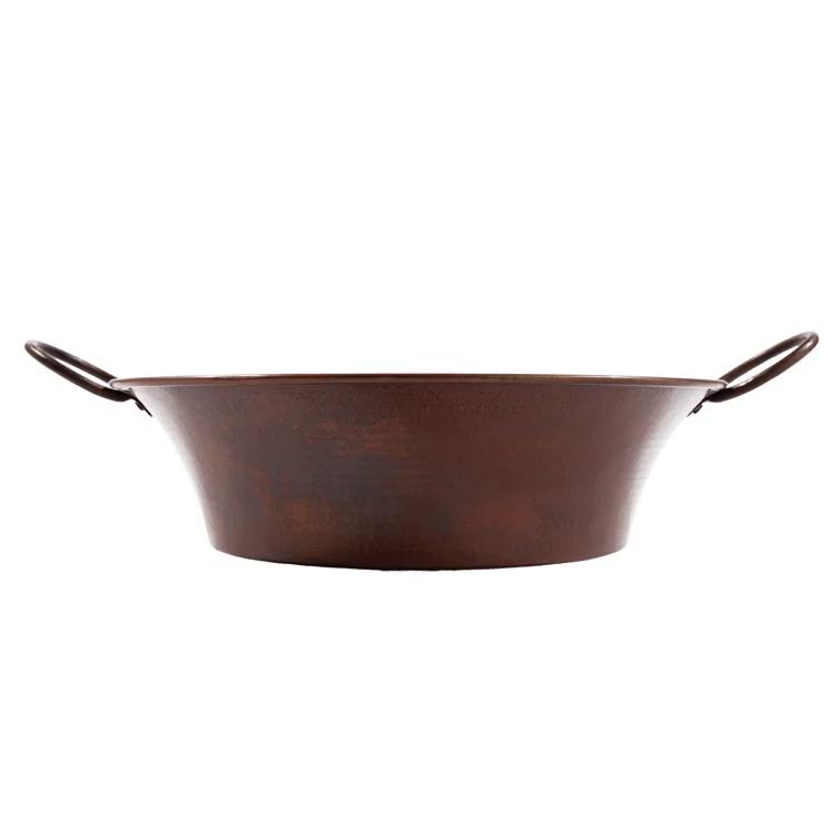 Copernicus 21" Vessel Bathroom Sink in Copper