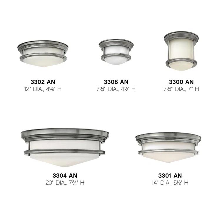 Hadley Two-Light Flush Mount Ceiling Light