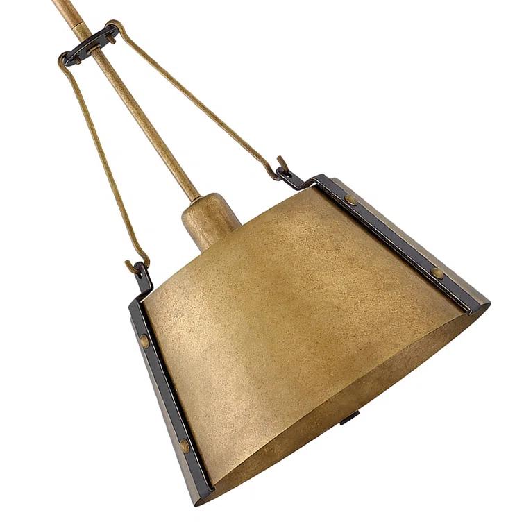 Cartwright Small 1-Light Drum Pendant w/ Bold Rivets