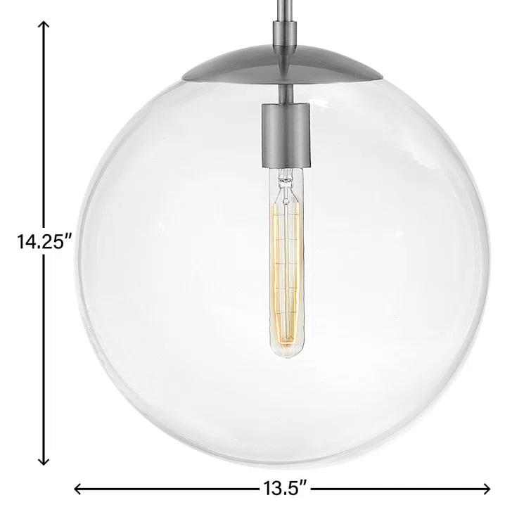 Warby Single Light Orb Pendant Light