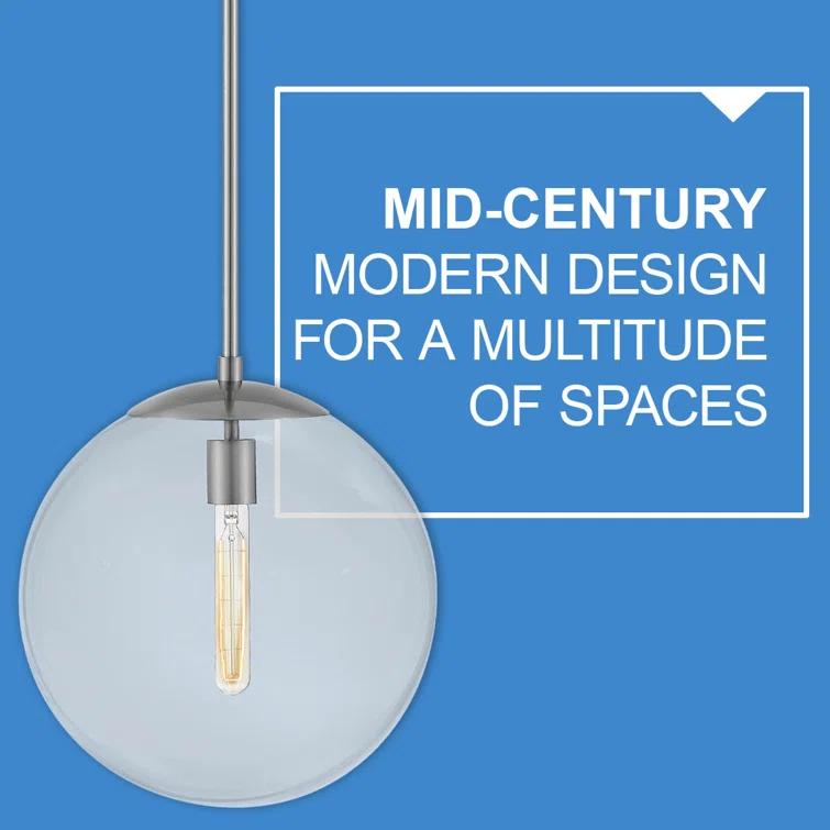 Warby Single Light Orb Pendant Light
