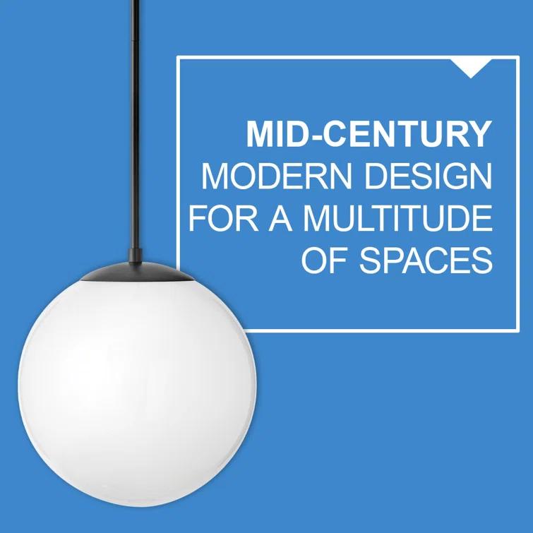 Warby Single Light Orb Pendant Light