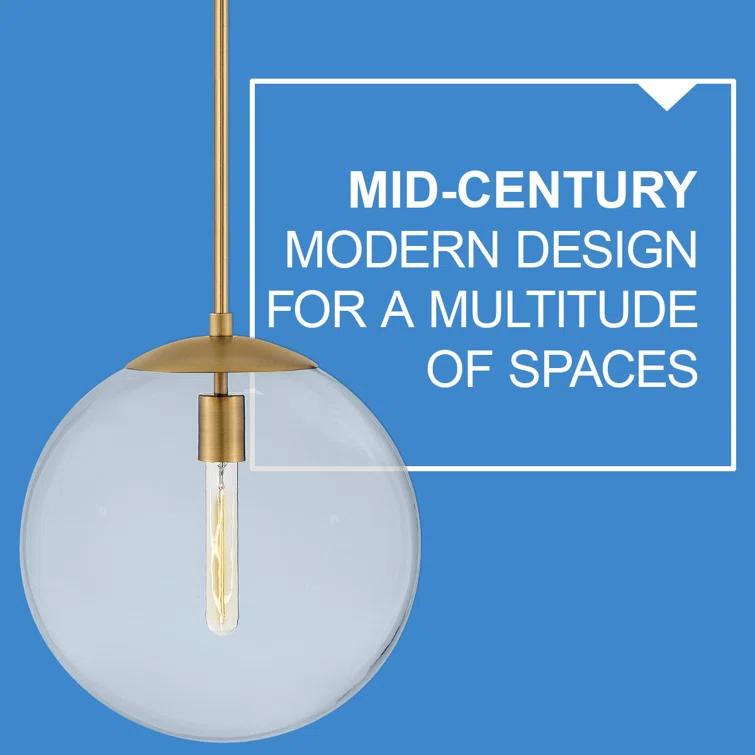 Warby Single Light Orb Pendant Light