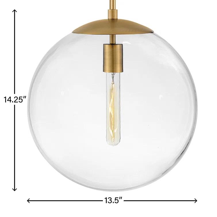 Warby Single Light Orb Pendant Light
