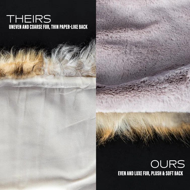 Faux Fur Throw