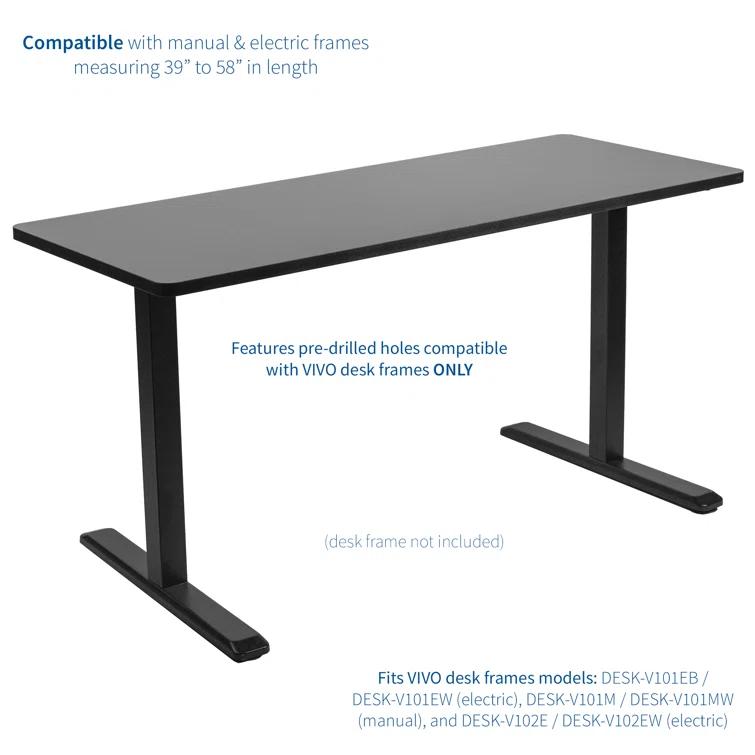 Universal Table Top for Sit to Stand Desk Frames