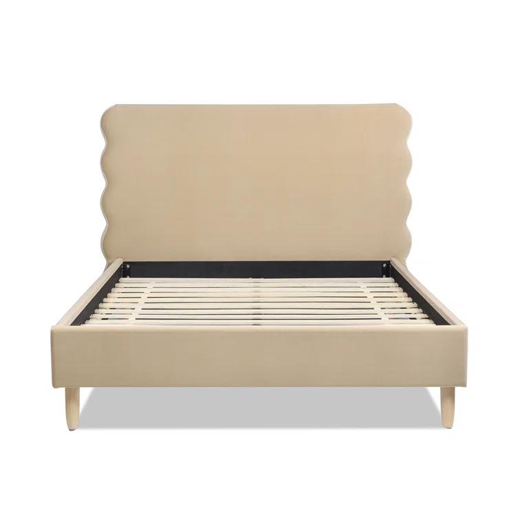 Henley Upholstered Scalloped Bed