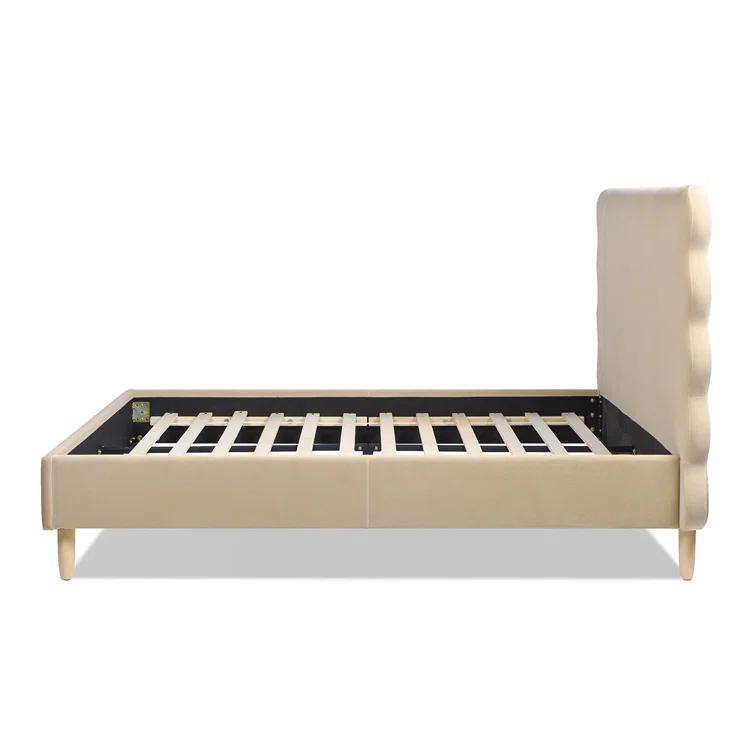Henley Upholstered Scalloped Bed