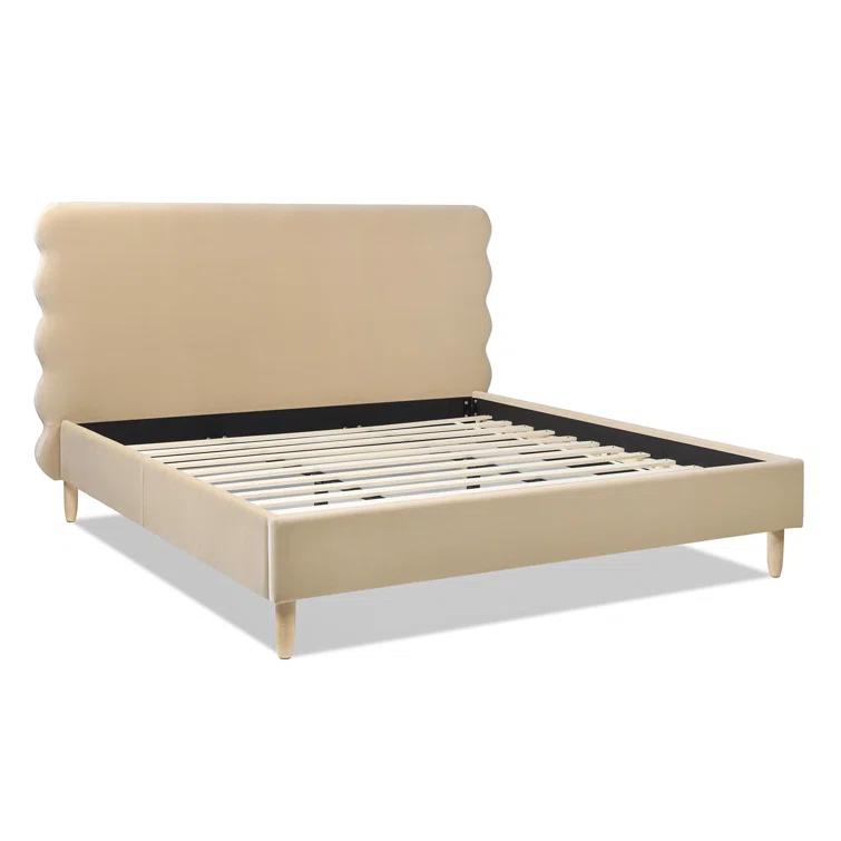 Henley Upholstered Scalloped Bed
