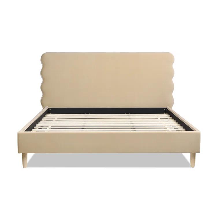 Henley Upholstered Scalloped Bed