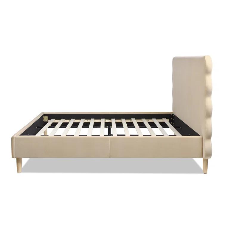 Henley Upholstered Scalloped Bed