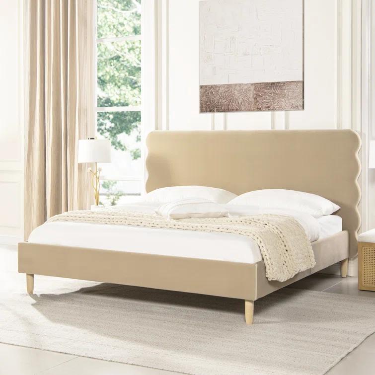 Henley Upholstered Scalloped Bed