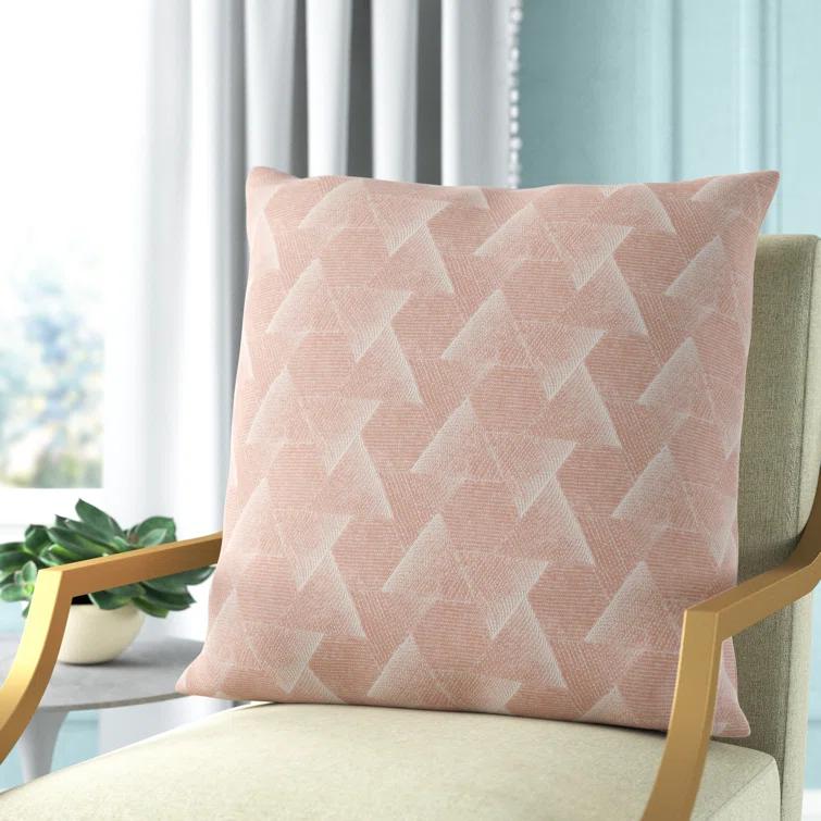 Gretchen Geometric Cotton Throw Pillow