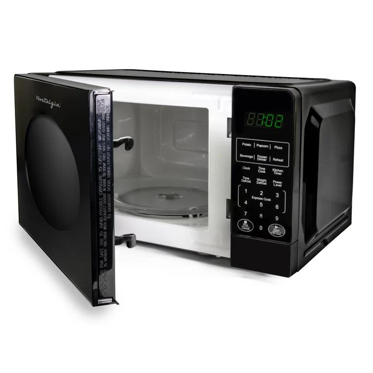 Nostalgia 0.7 Cubic Feet Countertop Microwave