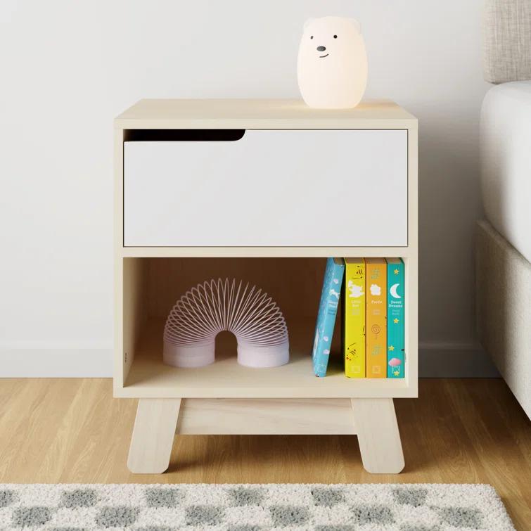 Hudson 1-Drawer Nightstand with USB Port